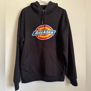Dickies Black Crewneck Sweatshirt with Red and Yellow Logo